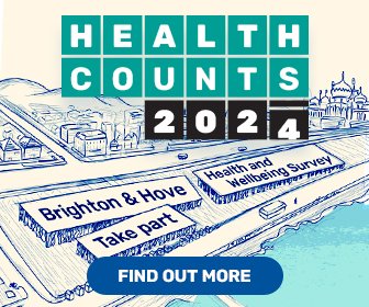 Don’t miss your chance to participate in the Brighton & Hove Health Counts Survey 🌈 This once in a decade survey gathers information on the health and lifestyle of residents to help to inform future health and wellbeing services in the community. 📲 bit.ly/3x6mqZv