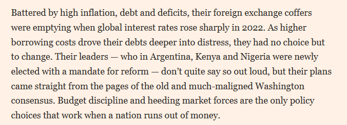 The Washington Consensus is back for Turkey, Argentina, Egypt, Nigeria and Kenya . . . ft.com/content/342682… via @ft