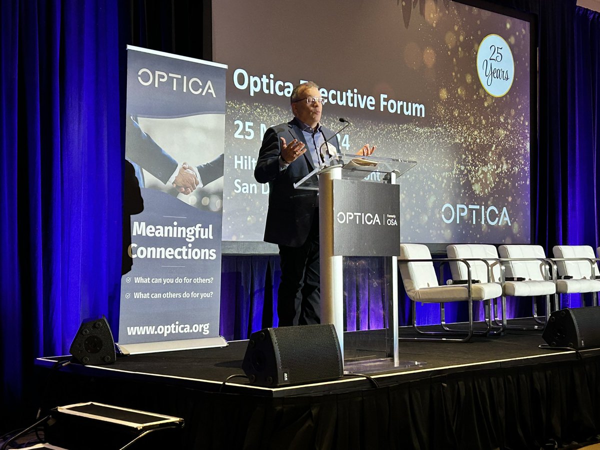 .@OpticaWorldwide Executive Forum kicks off #ofc2024 @Light_Reading