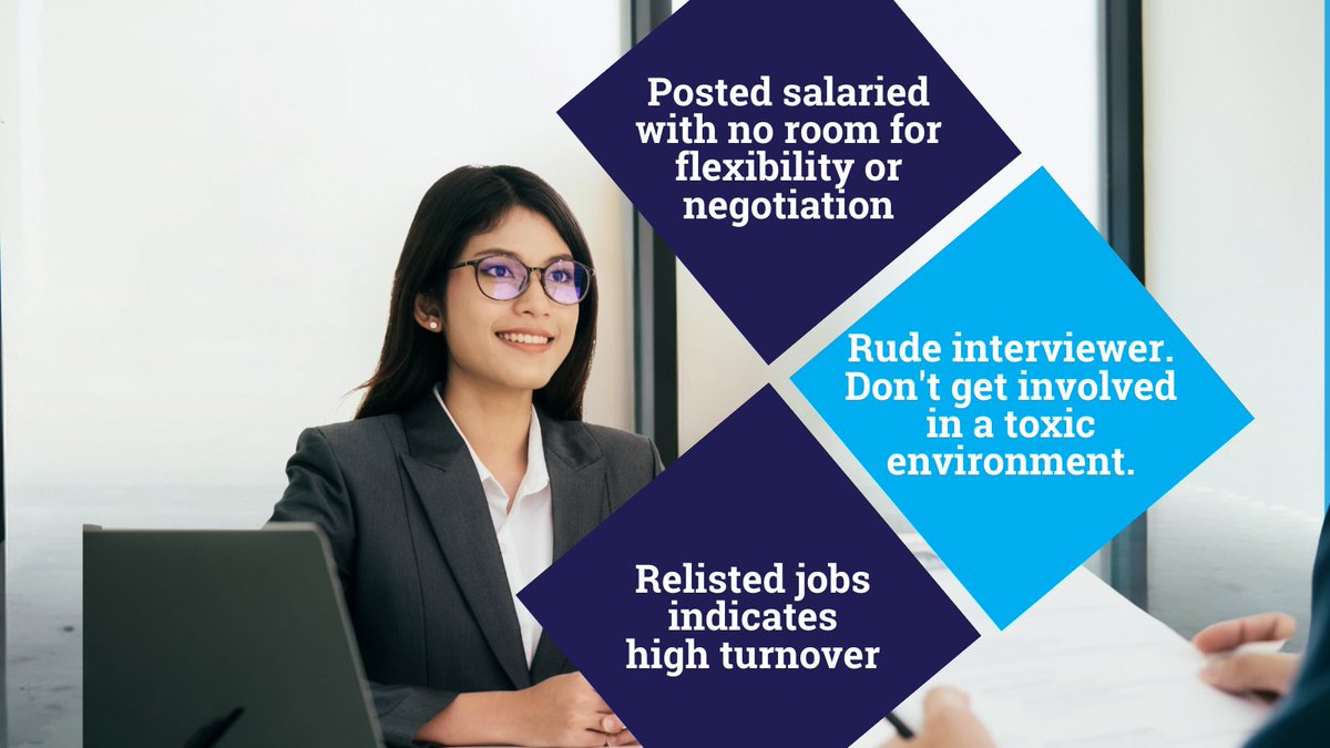 DON'T ignore these red flags during job-hunting!🚩 

Learn what to watch out for when you're interviewing and evaluating potential employers.
#jobsearch #careeradvice #redflags #Interviews