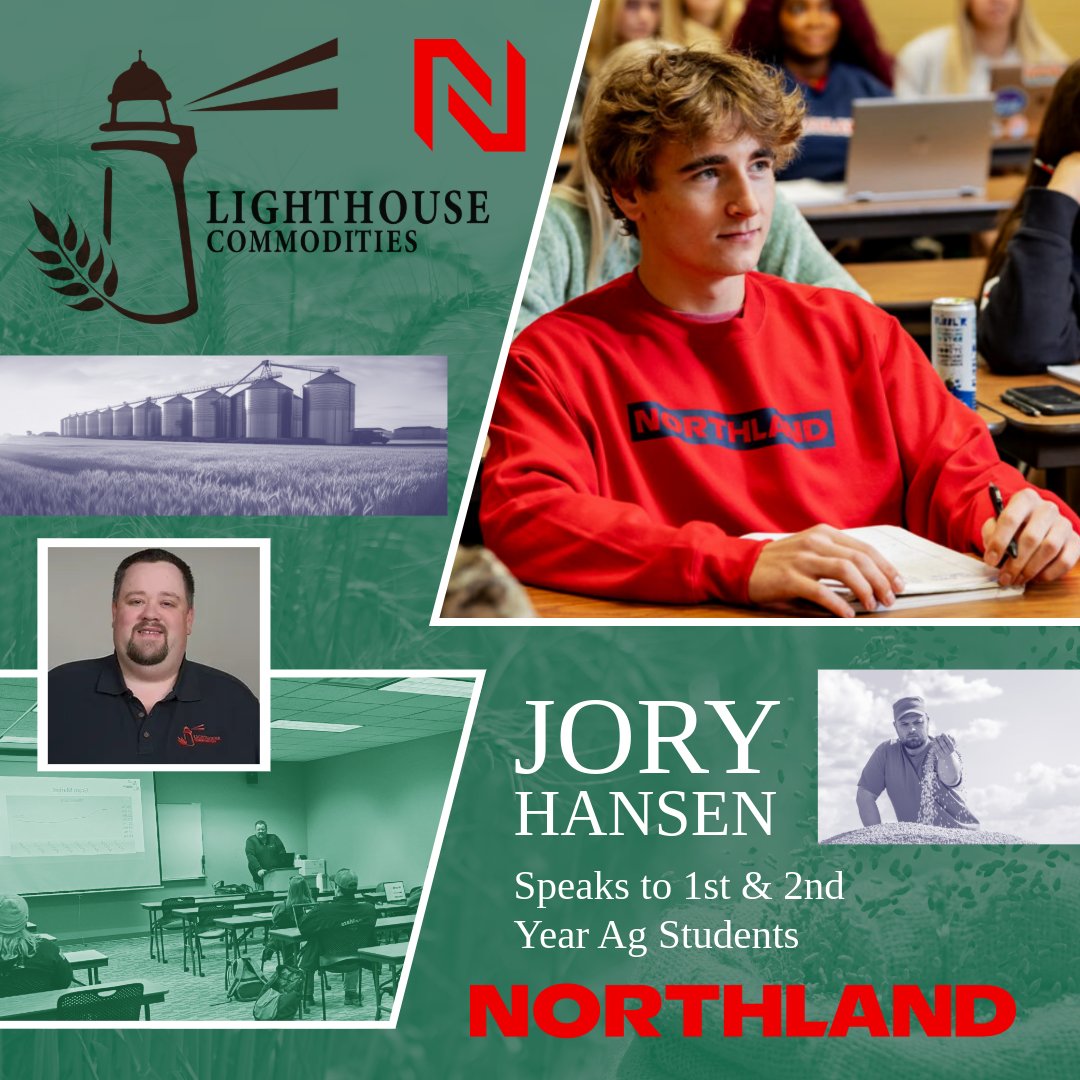 LighthouseCMDTY's tweet image. At Lighthouse Commodities, Jory Hanson recently had the chance to engage with first and second-year agricultural students at Northland Community &amp;amp; Technical College. 🌾 #AgStudents #LighthouseCommodities #NorthlandCTC