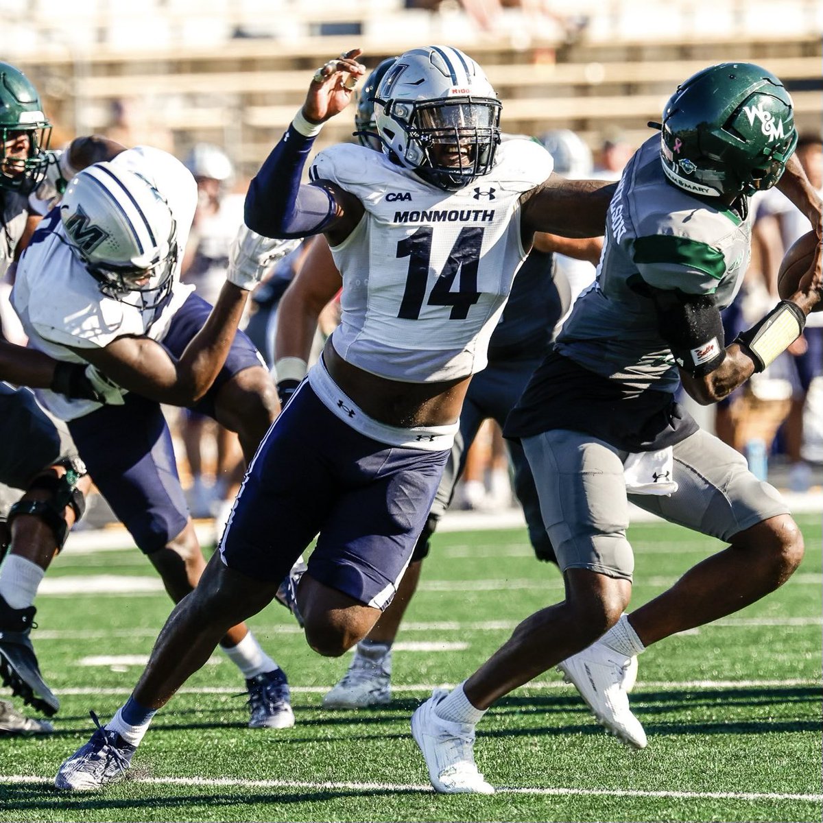 Blessed to receive an offer from Monmouth University. @MUHawksFB @RoboLeonard @gilman_football @CoachVanZile @rivalsfriedman @247recruiting @NPCoachZim @TheUCReport @EdOBrienCFB @CoachCoreydmv @On3sports