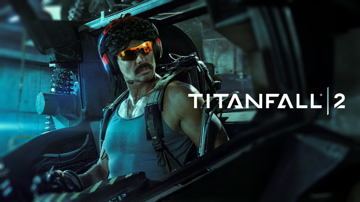 DrDisrespect's tweet photo. 🔴LIVE in 30 minutes

Today will be the first time I've ever played the Titanfall 2 campaign.

I'm being told its roughly 6 hours long.

Perfect for a jam packed non stop showtime extreme nose bleedin experience.

https://t.co/ethohFrzod https://t.co/3ysM1Qk5kn