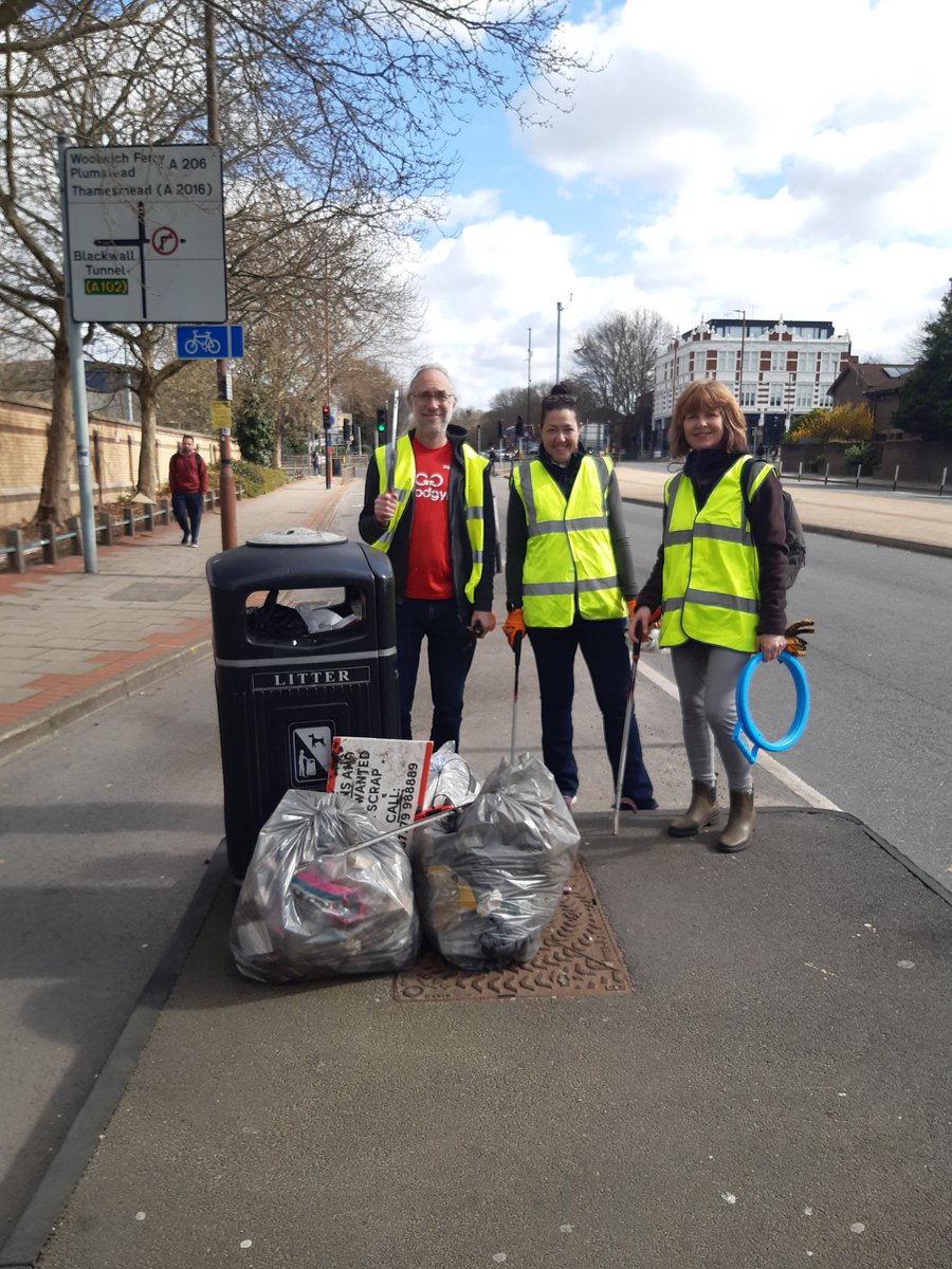 A little cleaner in SE7!  #CleanUpCharlton #GreatBritishSpringClean