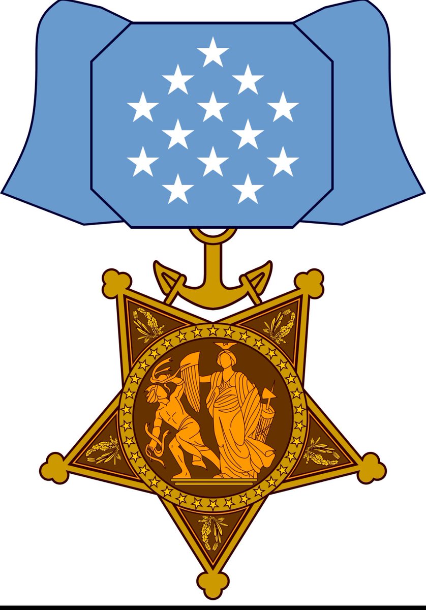On National #MedalofHonor Day, we remember the 1862 medal and the one still used by the Navy and USMC. Minerva wards off “the foul spirit of secession and rebellion,” represented by a crouching figure holding snakes. Our highest award is anti-Confederate. Huzzah!