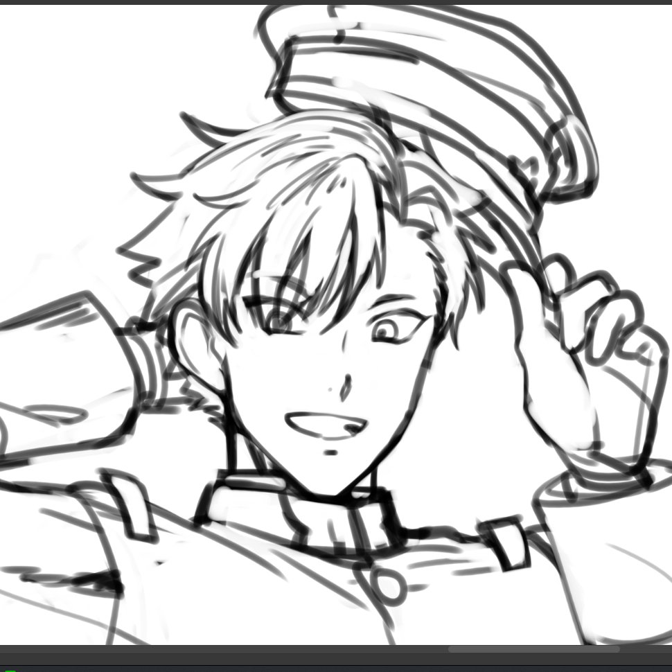 やや幼くなっちゃったゆえ描き直すかもと思いつつメモっておく。坂田
#ひゅうどろwip 