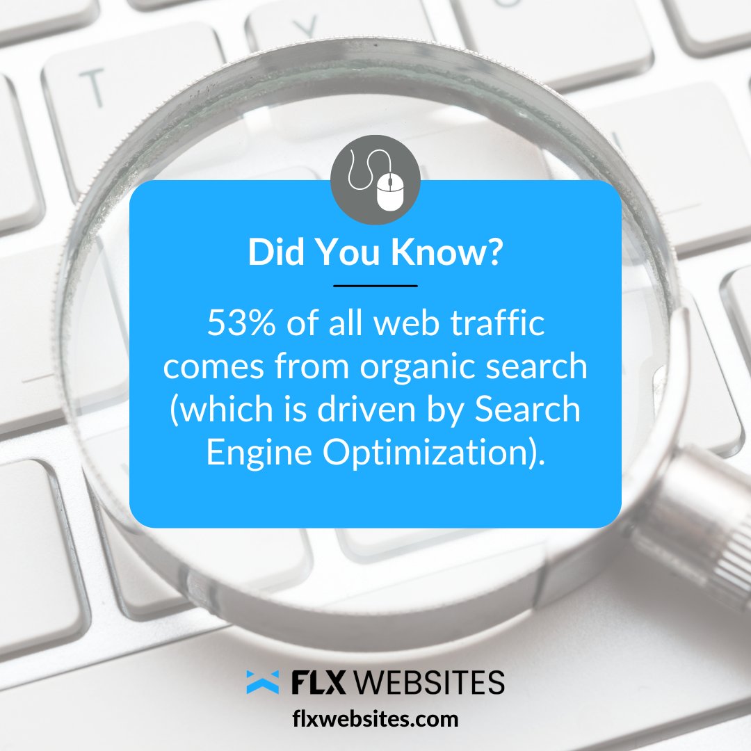 Don't lose opportunities to poor SEO! FLX Websites will help put your business at the top of relevant search results 🔎 We optimize your website’s code to allow search engines to identify and understand each page’s content with ease. hubs.ly/Q02qzHBQ0