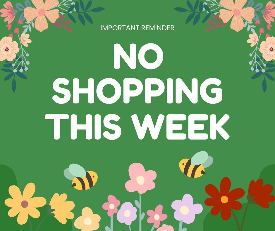 Please remember that there is no shopping this week due to spring break! Our next shopping day will be Monday, April 1st (no joke!). You can schedule your APRIL shopping appointment here: buff.ly/3M8x8V2