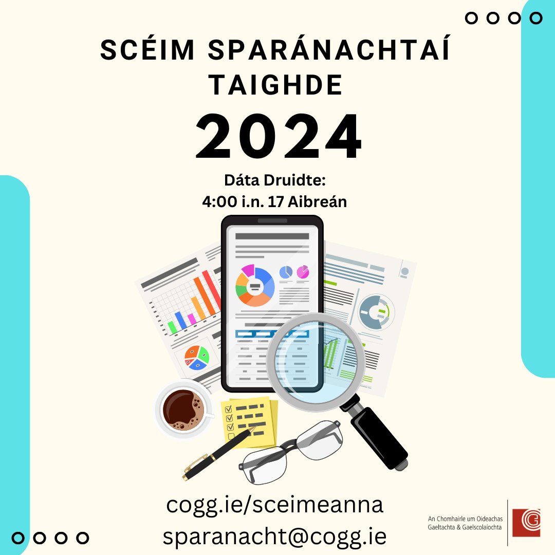 Fáilteoidh an Chomhairle um Oideachas Gaeltachta agus Gaelscolaíochta (COGG) roimh iarratais ó thaighdeoirí aonair nó ó institiúidí le tabhairt faoi thaighde (mar thionscadal taighde fadtréimhseach nó gearrthréimhseach).

Níos mó eolais anseo: cogg.ie/sceimeanna/

#oidgael
