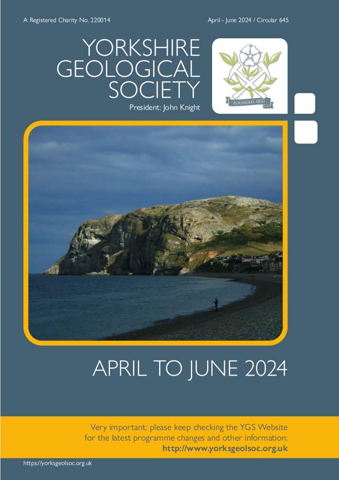 Our next circular will be arriving on your doorsteps soon! But if you can't wait, check it out online! yorksgeolsoc.org.uk/circulars/2024