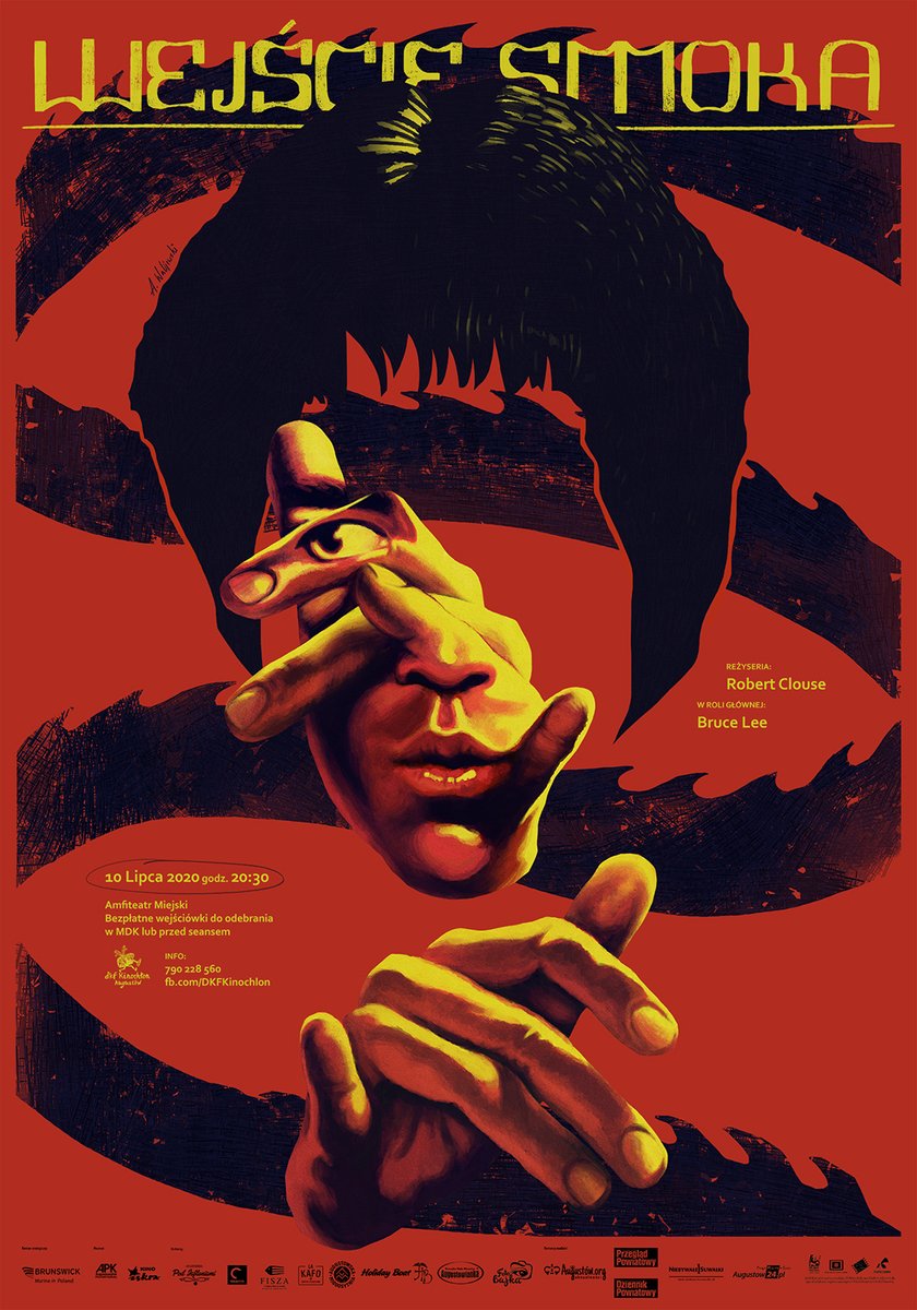 Impressive poster for Enter the Dragon by @walijewskiart 

#EntertheDragon