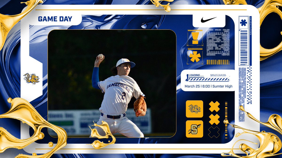 sumterbaseball's tweet photo. Gamecocks host @SHSBravesSports tonight. Come out and show your support! https://t.co/Ozp9wA5PRg