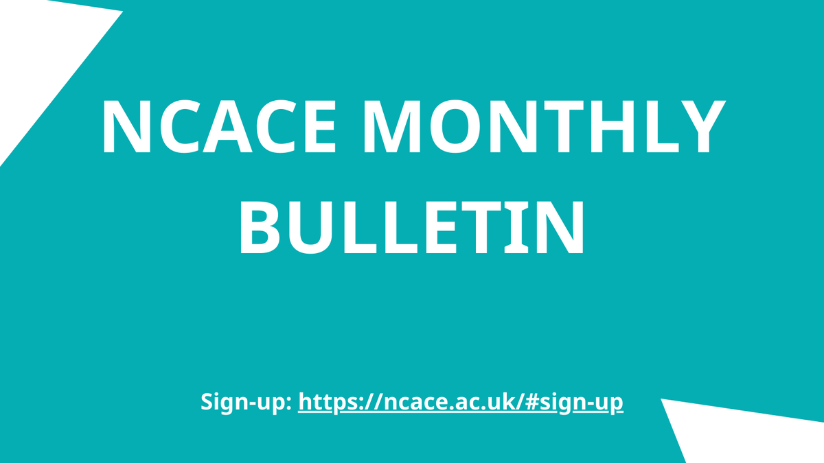 Sign-up to our monthly bulletin, be the first to hear about our latest news, events, blogs and publications. Read our latest bulletin: mailchi.mp/a2c30eaa0446/n… Sign-up: ncace.ac.uk/#sign-up #KnowledgeExchange #HigherEducation #ArtsAndCulture
