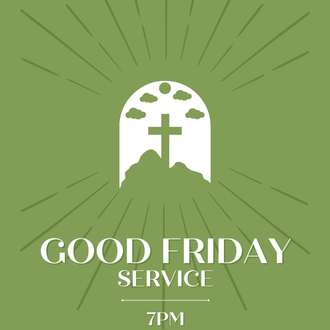 Join us on Good Friday as we remember the events leading up to the crucifixion of Jesus.