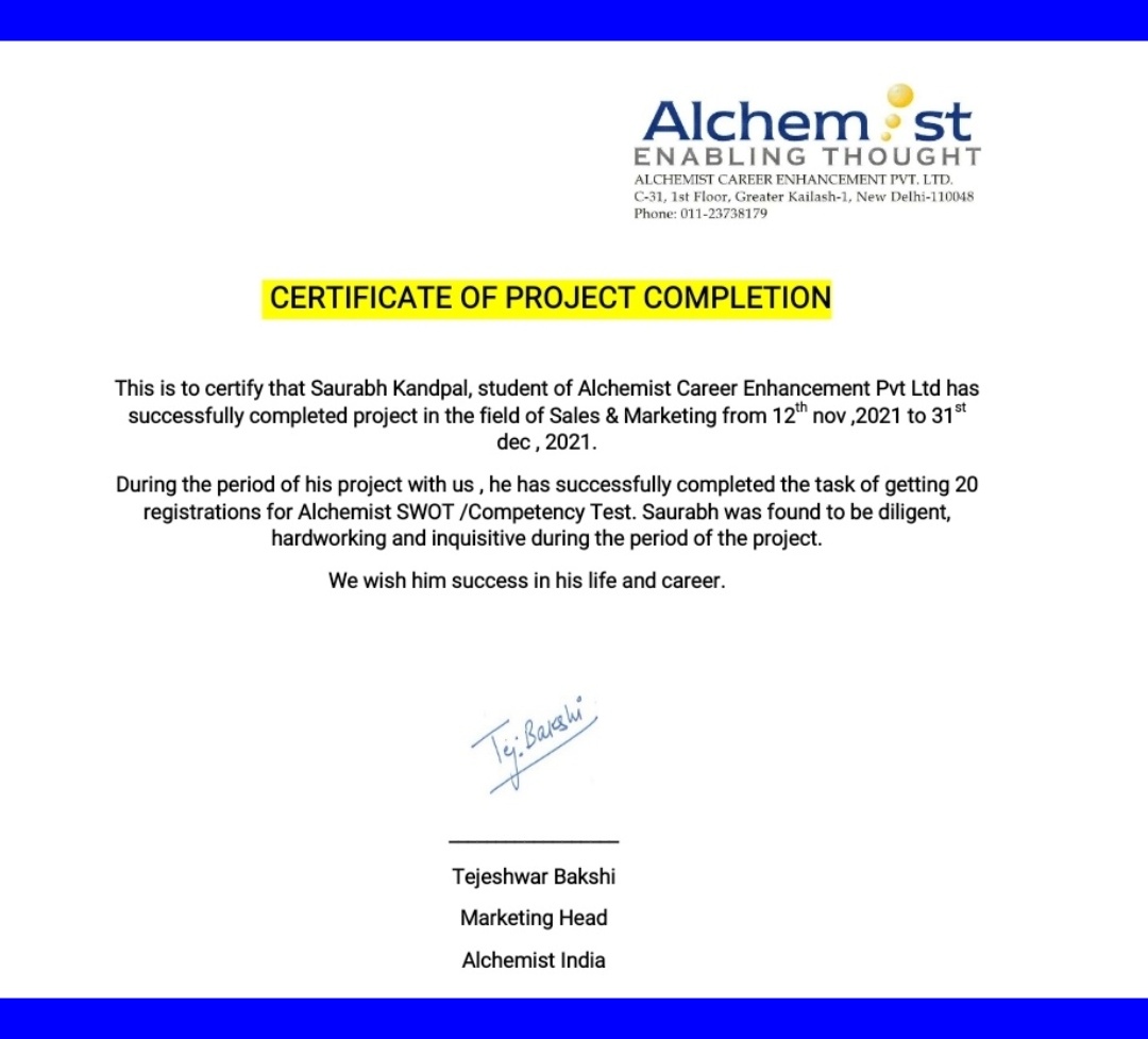 saurabhntl_07's tweet image. Learned - how to set sales strategies and increase  your customer base. #Revenue 
#HardWorkPaysOff  #projectmarketing 
Using analytical thinking 🤔 .