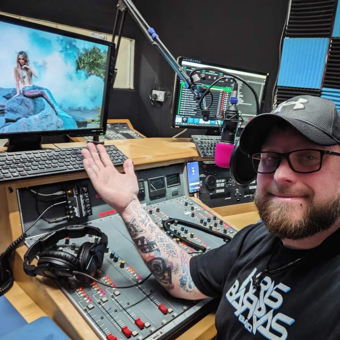 I'm back in the #radio studio recording this week's edition of @TheRockOutRadio which will be titled 'Mermaids' as it's #InternationalMermaidDay on Friday 29th March! Follow the show page for details of which #Bands have their #NewMusic (out this Friday), played. #Rock #Metal