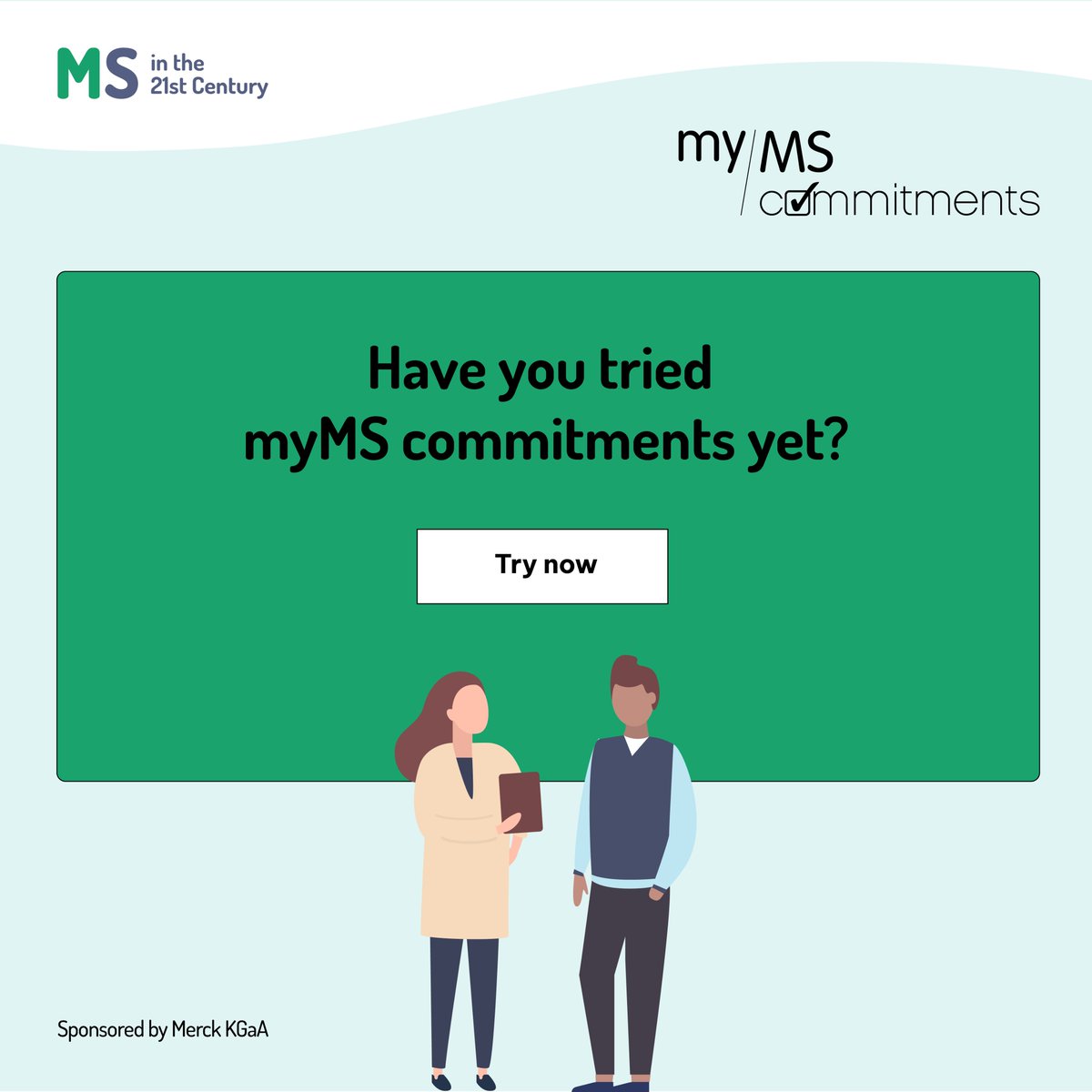 Have you tried myMS commitments yet?

myMS commitments is a tool that helps define responsibilities in MS care and support shared decision-making. It allows for open communication between the patient and the healthcare team.

Download here - bit.ly/3UKAIZW

#MStools