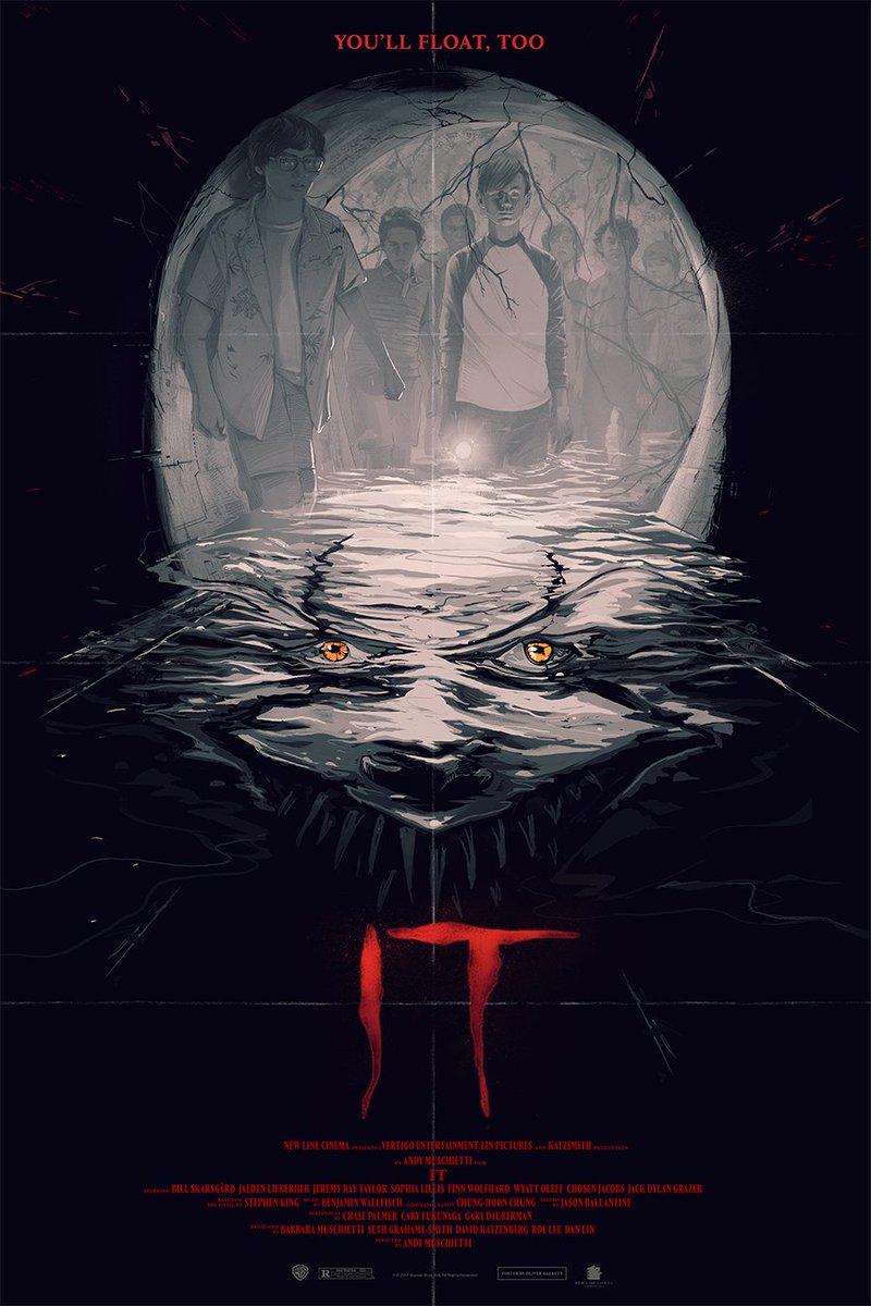 Incredible poster for IT by @oliverbarrett #It