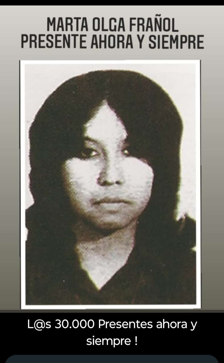 gracielafranol's tweet photo. Por Marta por Eduardo por los 30.000.
Fue genocidio 
@ceprodh https://t.co/Fq9lfOpUVt