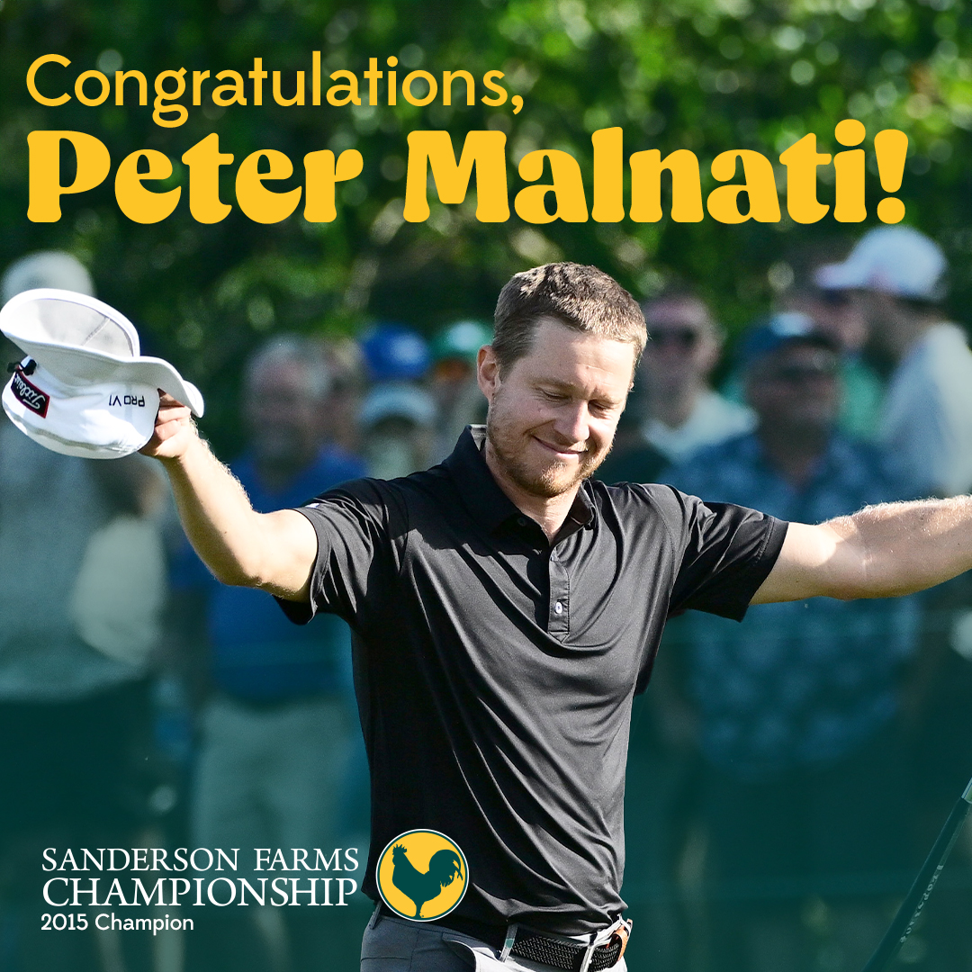 Rising to the occasion once more, Peter Malnati, our 2015 Sanderson Farms Championship winner, triumphed at the Valspar Championship yesterday! It's a testament to his enduring talent and dedication. Join us in celebrating his remarkable victory! #SFChamp #PGATOUR