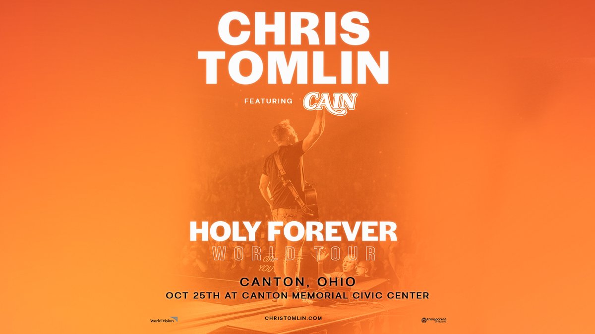 🚨Pre-Sale Alert!🚨The Chris Tomlin presale is underway! Get your tickets now through March 28 at 10 AM for first access to the best seats in the house. Use code FOREVER through this link to access =&gt; bit.ly/HolyForeverTour
<a href="/christomlin/">Chris Tomlin</a> @transparentproductions @caintheband