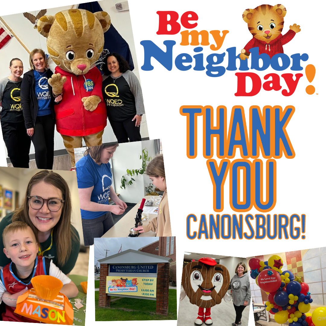 wqed's tweet photo. A BIG thank you to everyone who joined us for BE MY NEIGHBOR DAY! #BeMyNeighbor #PNCGrowUpGreat @WQEDEDU @FredRogersPro @pncbank https://t.co/UbHCSz7NqG
