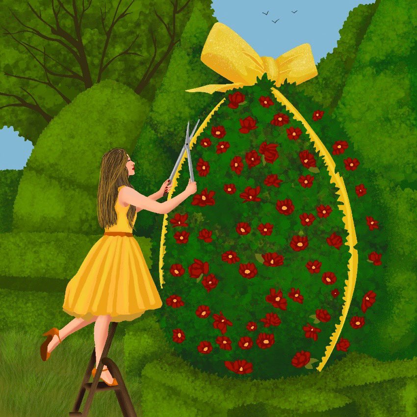 📕 New Book Alert! 📕 Check it out under : 💎 Deluxe, Places ~ Easter Gardens. Join our #ColorTherapyApp community today - get.colortherapy.me #easter #easterart #coloring #coloringbook