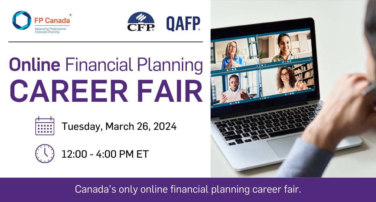 The Online Financial Planning Career Fair is tomorrow! It’s an opportunity to kickstart your career in financial planning - or simply find out whether the profession is right for you. Save your spot: spr.ly/6016ZMZTq #CFP #QAFP #financialplanning #FPOCareerFair