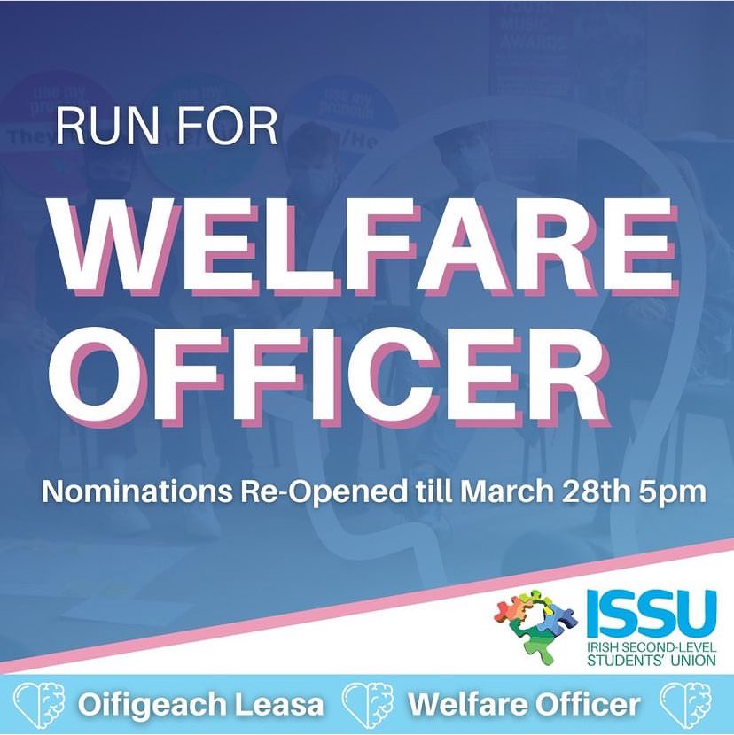 If you are passionate about the wellbeing of students and want to create a better education system- this is the position for you! You can find the nomination form below and more details on how to run for this amazing position! linktr.ee/issu