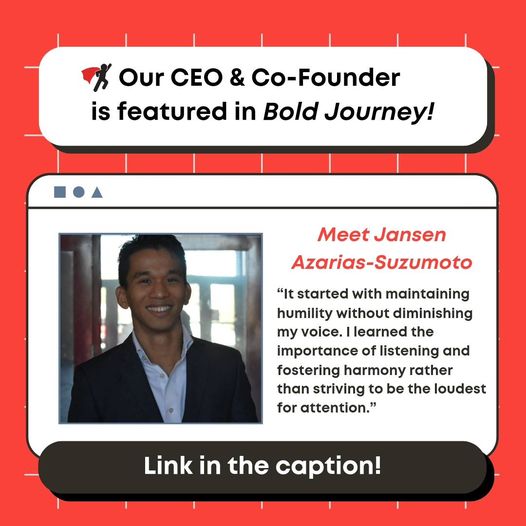 🤩 Check out Bold Journey's interview with Jansen! From navigating personal challenges to pursuing his passions with unwavering dedication, Jansen's story can be a source of inspiration for all.
 boldjourney.com/news/meet-jans…

#boldjourneymagazine #boldjourney #HigherGround