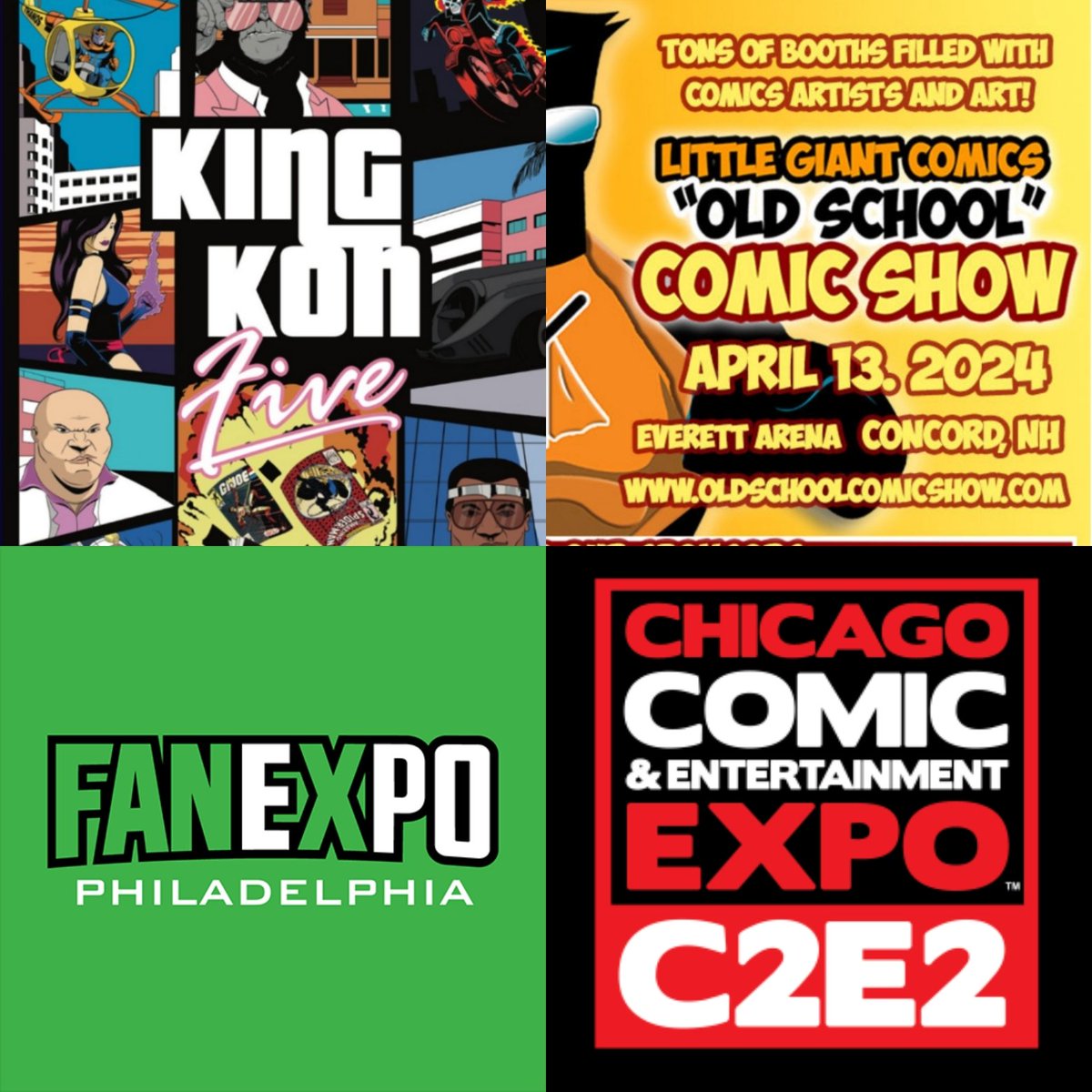 You've got more chances to see us over the next month as we do four shows in five weeks! Where are we seeing you?

#comicbooks #comics #marvelcomics #dccomics #comiccon #comicconvention #kingkon #kingkoncomicshow #littlegiantcomics #fanexpophiladelphia #c2e2