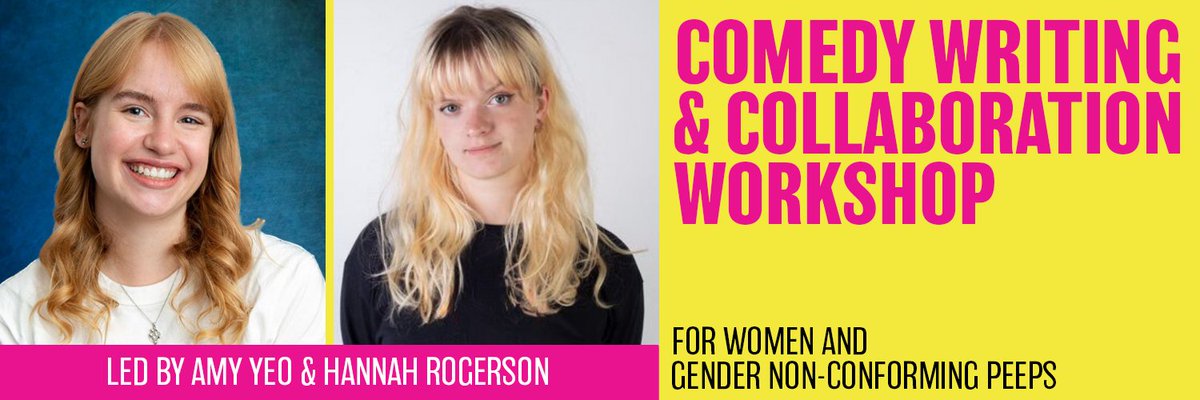adeyinkaaaaa's tweet image. PAY WHAT YOU CAN ONLINE COMEDY WORKSHOP!

Led by the brilliant writer &amp;amp; director of 5* &amp;amp; #OffFest Nominated play @CrashBurnsPlay 

Come join Amy &amp;amp; Hannah to chat comedy and explore workshop material!

BOOK YOUR SPACE &amp;gt; omnibus-clapham.org/comedy-writing…