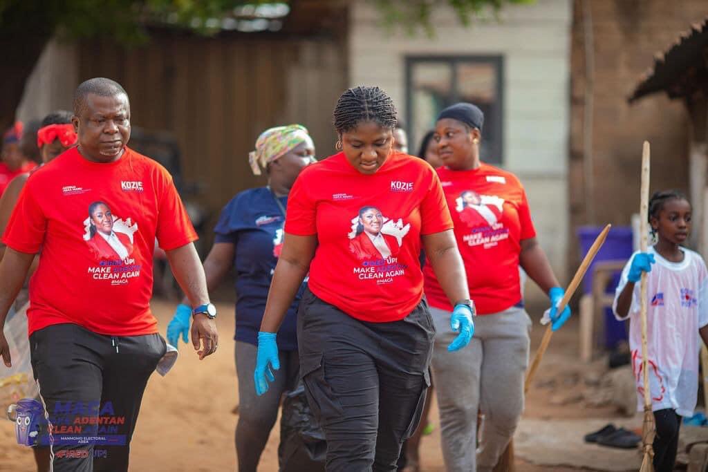 Over the weekend, @KozieOzie launched 'MAKE ADENTAN CLEAN AGAIN -MACA' Campaign in Adentan Constituency at Manmomo Electoral Area. This is to imbue in us the communal spirit of cleaning our frontage and taking responsibility for the wholesomeness of our constituency #ItIsPossible