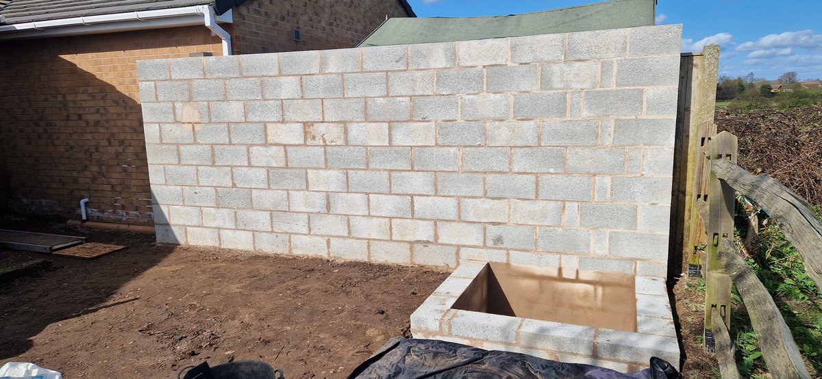Beautiful @BradstoneUK 'Prestige' wall cladding from @FrankKeyGroup Daybrook 😍 👌 This part of the wall is the BBQ area with beer fridge 🍻 👍#Nottingham #landscaping #gardendesign #Calverton #creatingyourperfectspace Facebook.com/gandjlandscapes gandjlandscapes.co.uk