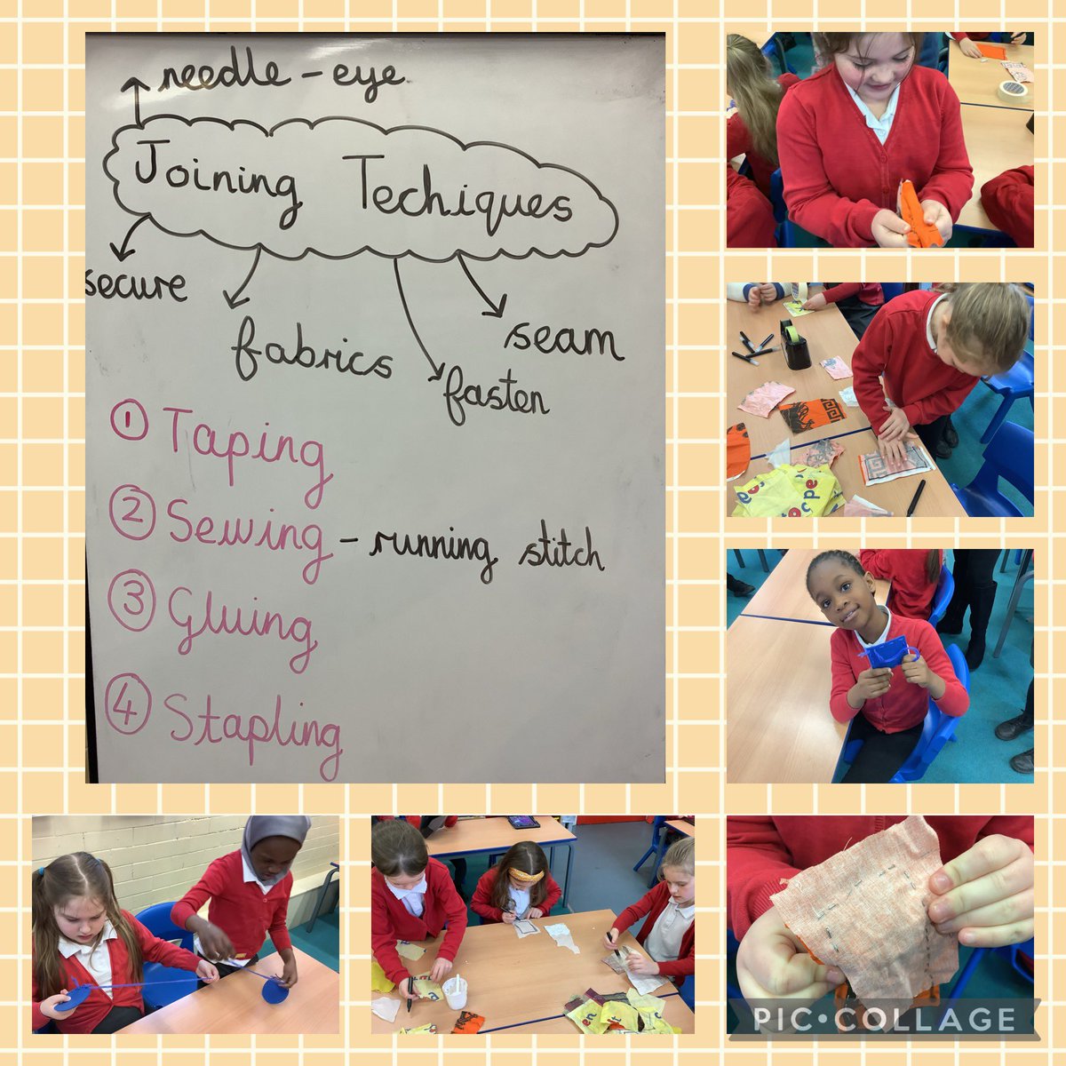 Donna Doyle (@missdoyle_falla) on Twitter photo Today we have explored and evaluated different joining techniques considering which ensured the fabrics were joined securely. We used vocabulary such as seam, template, sew and running stitch when talking about our learning 🪡 <a href="/Mrs_Crellin/">Mrs Crellin Falla</a> <a href="/FallaParkSchool/">Falla Park Community Primary School</a> <a href="/Miss_Carr_Falla/">Miss Carr</a> Today we have explored and evaluated different joining techniques considering which ensured the fabrics were joined securely. We used vocabulary such as seam, template, sew and running stitch when talking about our learning 🪡 <a href="/Mrs_Crellin/">Mrs Crellin Falla</a> <a href="/FallaParkSchool/">Falla Park Community Primary School</a> <a href="/Miss_Carr_Falla/">Miss Carr</a>