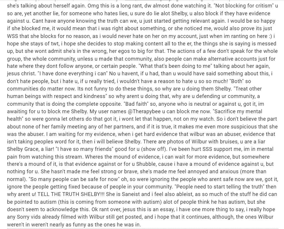 wilbrtwtconfess's tweet photo. 👑🐝anon
( she's being harassed yet i've seen two people getting doxxed, sent pictures of their own houses, one person had to go to the police. she's being harassed yet somebody got beat up to the point they lost a fucking part of their skull, but being called a whore is worse ) https://t.co/34jiGeNbAg