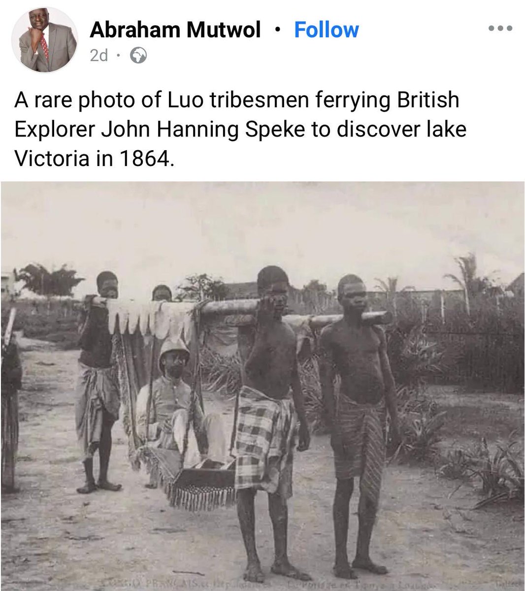 This is how John Hanning Speke „discovered“ Lake Victoria!