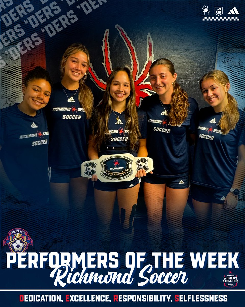 Tight competition this week to make the podium! Congratulations to our spring season Performers of the Week! 🕷️🕸️ 🥇Anna Garcia 🥈Alex Reigle 🥉Kiley Fitzgerald, Kat Lennon, & JoJo McShane #Dedication #Excellence #Responsibility #Selflessness