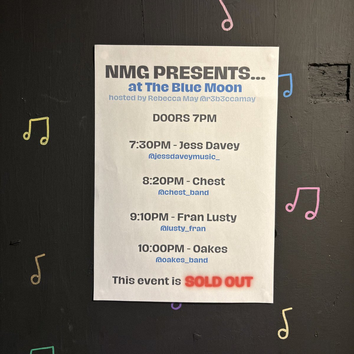 so much fun to be back hosting gigs again! Friday nights show SOLD OUT & it was amazing to see around 100 people attend an event supporting !!! local, new and emerging musicians !!! 🤘🌟🚀