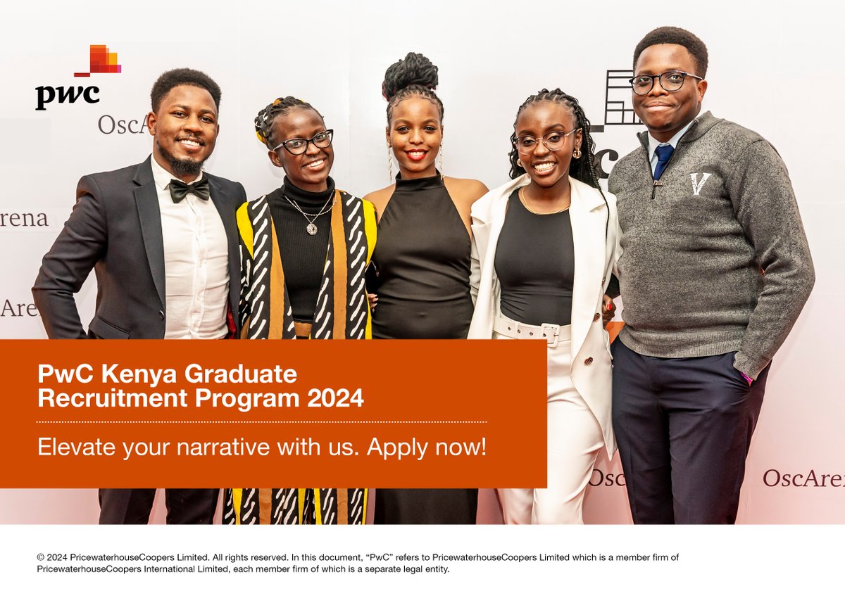 Be a part of the new equation, where diversity is appreciated and inclusion is our strength. Click the link below to apply: ow.ly/VX9u50R1c5M #UtuWetu #PwCProud #ElevateYourNarrativeWithUs #GR2024