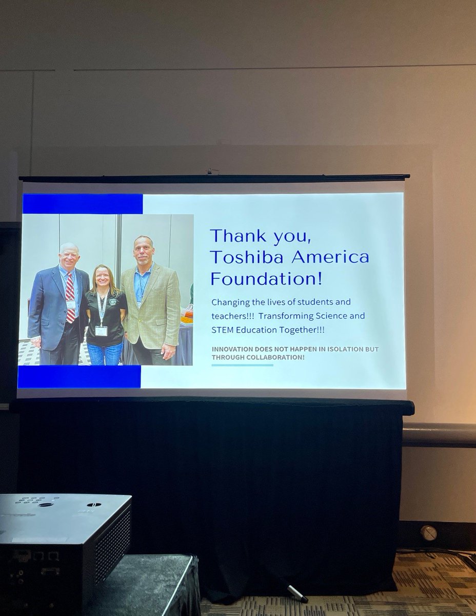 What an incredible week @NSTA Nat Conf in Denver! Thank you to everyone who stopped by at our ExploraVision booth and our speakers, Tim Lundt @Merit Academy and Crystal McDowell, @The_Greenbrier High School, Evans, GA for sharing their innovative projects funded by TAF grants.