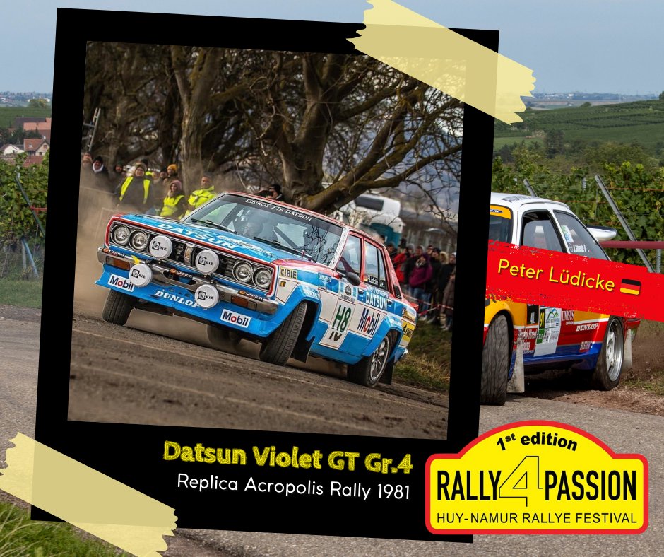 💥😎From the dust of the 1981 Acropolis Rally to Rally 4 Passion... 🇬🇷=>🇧🇪

Peter Lüdicke will be present at Rally 4 Passion with this superb replica of the official Gr.4 Violet GT that finished 6th in the 1981 Acropolis Rally.