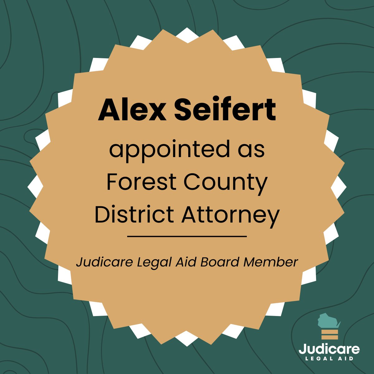 Our board members are out doing awesome things! Most recently Alex Seifert was appointed as the District Attorney of Forest County. Congratulations to him! content.govdelivery.com/accounts/WIGOV… #JudicareLegalAid