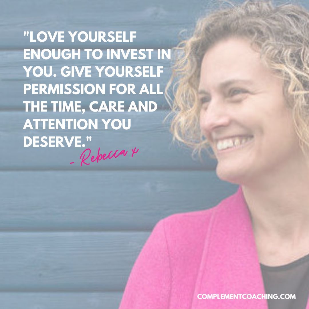 "Love yourself enough to invest in you. Give yourself permission for all the time, care and attention you deserve." - Rebecca

#MonthOfWomen
#leadership 
#mindset 
#coaching
#leadershipcoaching