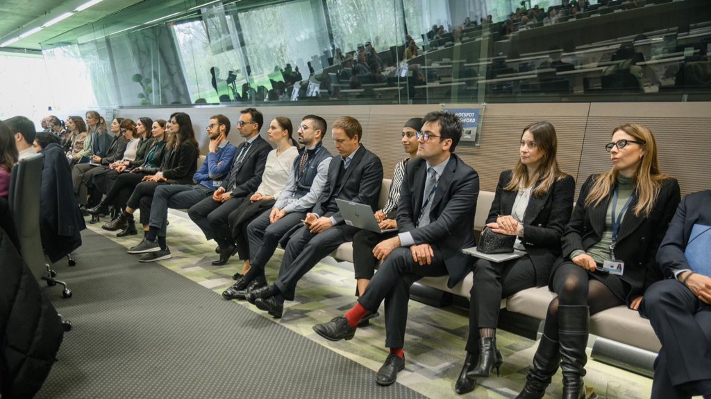 As the International Women's month ends, Presidents C. @Lagarde & @NadiaCalvino joined our event to reflect on their roles as 2 of the most influential figures in global finance. +500 EIB staff members attended, demonstrating our commitment to promote gender equality #IWD2024