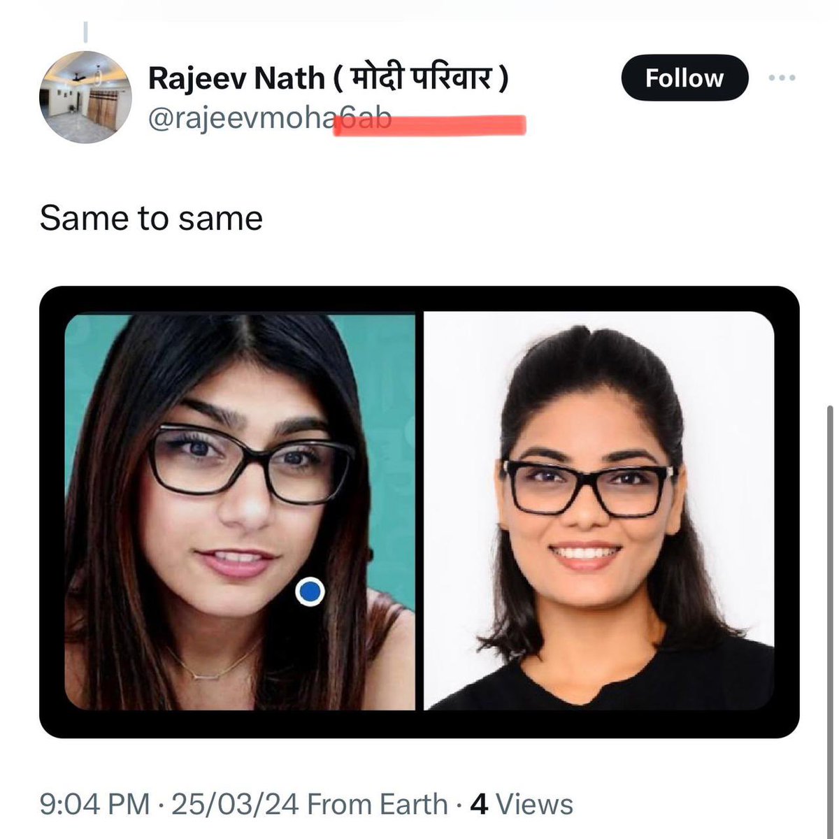 Neha Singh Rathore (@nehafolksinger) on Twitter photo рдХреНрдпрд╛ рд╕рд┐рд░реНрдлрд╝ рдХрдВрдЧрдирд╛ рд░рд╛рдиреМрдд рд╣реА рджреЗрд╢ рдХреА рдмреЗрдЯреА рд╣реИрдВ?
рднрд╛рдЬрдкрд╛ рдХреА рдореАрдбрд┐рдпрд╛ рдХреЛ рд╕рд┐рд░реНрдлрд╝ рдЙрдирдХрд╛ рд╣реА рдЕрдкрдорд╛рди рджрд┐рдЦрддрд╛ рд╣реИ?
рдЖрдЬ рд╕реБрдмрд╣ рд╕реЗ рд╣реА рдкреЛрд░реНрдирд╕реНрдЯрд╛рд░ рдорд┐рдпрд╛ рдЦрд╝рд▓реАрдлрд╝рд╛ рдХреЗ рд╕рд╛рде рдореЗрд░реА рдлреЛрдЯреЛ рд▓рдЧрд╛рдХрд░ рднрд╛рдЬрдкрд╛ рдХреА IT рд╕реЗрд▓ рдФрд░ рдЫреБрдЯрднреИрдпреЗ рдиреЗрддрд╛ рдЯреНрд░реЗрдВрдб рдХрд░рд╡рд╛ рд░рд╣реЗ рд╣реИрдВ рдФрд░ рдореБрдЭреЗ рдкреНрд░рддрд╛рдбрд╝рд┐рдд рдХрд░ рд░рд╣реЗ рд╣реИрдВ, рд╡реЛ рдХрд┐рд╕реА рдЬреНрдЮрд╛рдиреА рдХреЛ рдирд╣реАрдВ рджрд┐рдЦрддрд╛?
рдореЛрджреАрдЬреА рдХреЗ рдХреНрдпрд╛ рд╕рд┐рд░реНрдлрд╝ рдХрдВрдЧрдирд╛ рд░рд╛рдиреМрдд рд╣реА рджреЗрд╢ рдХреА рдмреЗрдЯреА рд╣реИрдВ?
рднрд╛рдЬрдкрд╛ рдХреА рдореАрдбрд┐рдпрд╛ рдХреЛ рд╕рд┐рд░реНрдлрд╝ рдЙрдирдХрд╛ рд╣реА рдЕрдкрдорд╛рди рджрд┐рдЦрддрд╛ рд╣реИ?
рдЖрдЬ рд╕реБрдмрд╣ рд╕реЗ рд╣реА рдкреЛрд░реНрдирд╕реНрдЯрд╛рд░ рдорд┐рдпрд╛ рдЦрд╝рд▓реАрдлрд╝рд╛ рдХреЗ рд╕рд╛рде рдореЗрд░реА рдлреЛрдЯреЛ рд▓рдЧрд╛рдХрд░ рднрд╛рдЬрдкрд╛ рдХреА IT рд╕реЗрд▓ рдФрд░ рдЫреБрдЯрднреИрдпреЗ рдиреЗрддрд╛ рдЯреНрд░реЗрдВрдб рдХрд░рд╡рд╛ рд░рд╣реЗ рд╣реИрдВ рдФрд░ рдореБрдЭреЗ рдкреНрд░рддрд╛рдбрд╝рд┐рдд рдХрд░ рд░рд╣реЗ рд╣реИрдВ, рд╡реЛ рдХрд┐рд╕реА рдЬреНрдЮрд╛рдиреА рдХреЛ рдирд╣реАрдВ рджрд┐рдЦрддрд╛?
рдореЛрджреАрдЬреА рдХреЗ
