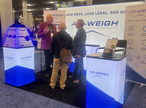 The team is on-site at #TCA2024 today! Unlock your fleet’s weight data easily while improving driver satisfaction. Get your hands-on demonstration at booth #713 of our air and mechanical suspension scales and learn how Air-Weigh scales work in fleets today. #AirWeigh #Trucking