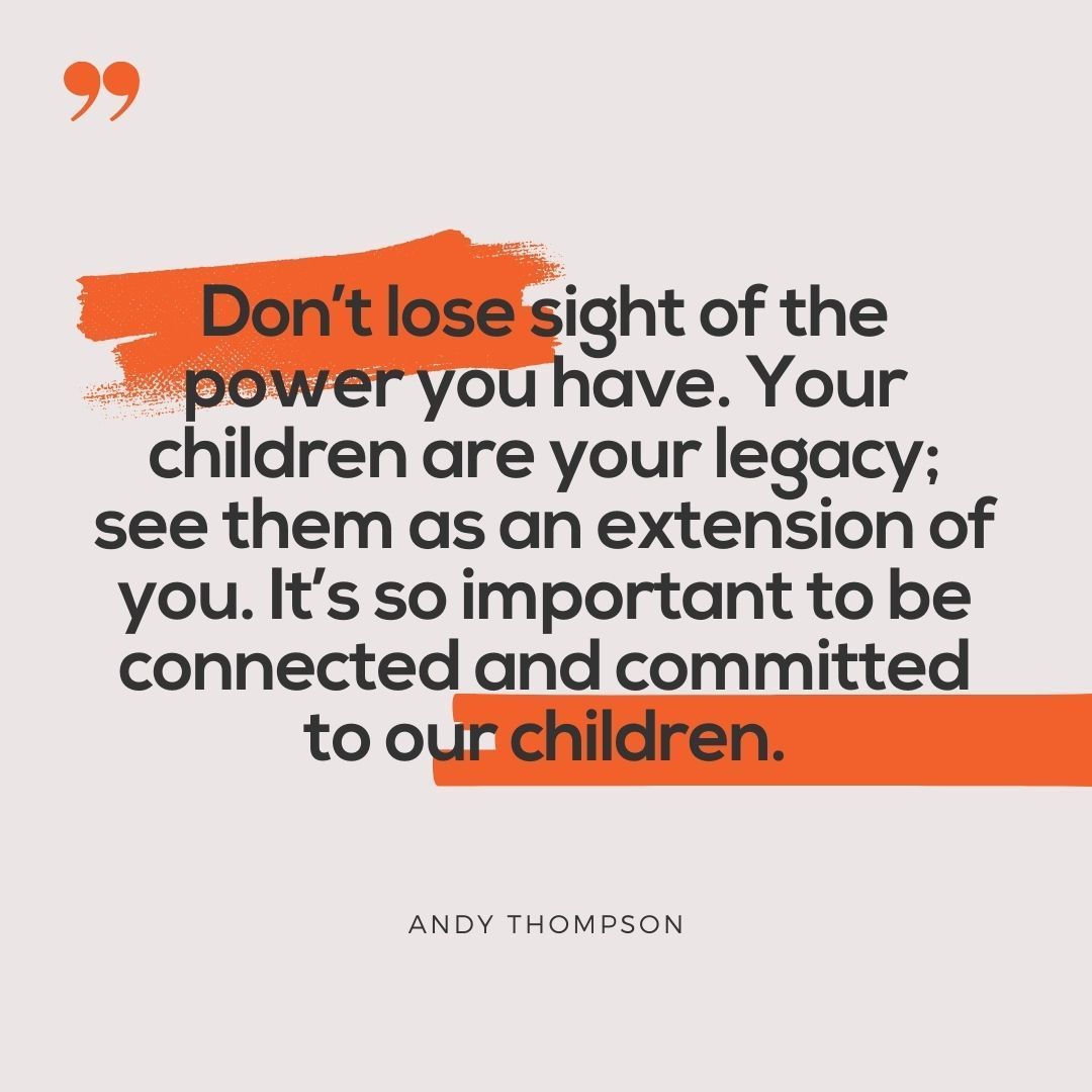 Never underestimate the power you hold as a father. Your influence shapes the next generation and the world they inherit. Embrace your role with dedication and purpose, knowing that your impact reaches far beyond the boundaries of today. Your children are your greatest legacy.