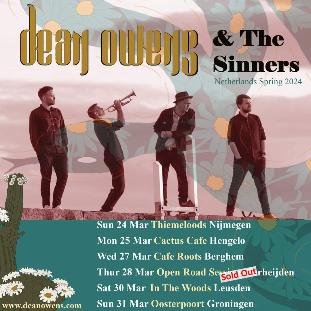 What a brilliant show with @deanowens1 & The Sinners at @ThiemeloodsNL last night - sold out, standing ovations 😁👍. Cactus Cafe #Hengelo - your turn tonight! 🌵🎶🏴󠁧󠁢󠁳󠁣󠁴󠁿