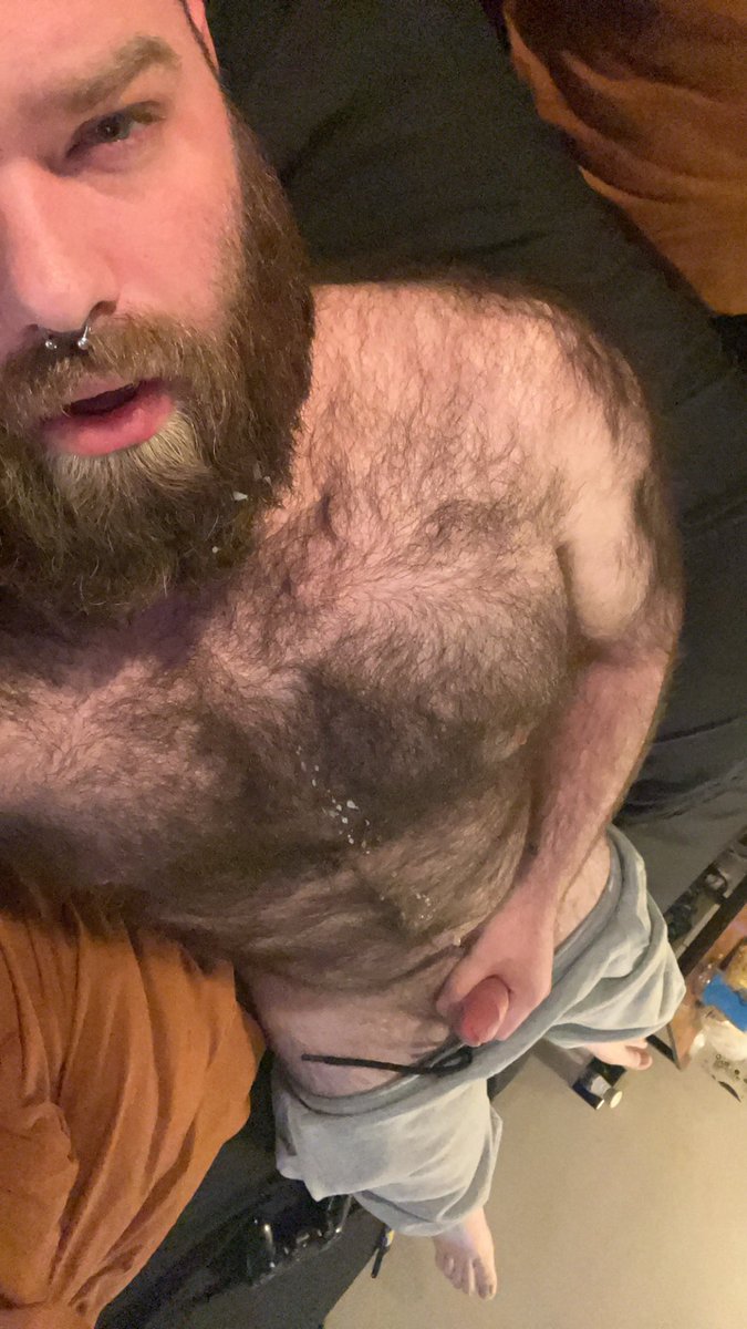 midwestbearrito's tweet photo. Took a break from gaming to rub one out. Even hit my beard. Who’s going to clean this up?! https://t.co/GkdrYe1BT9